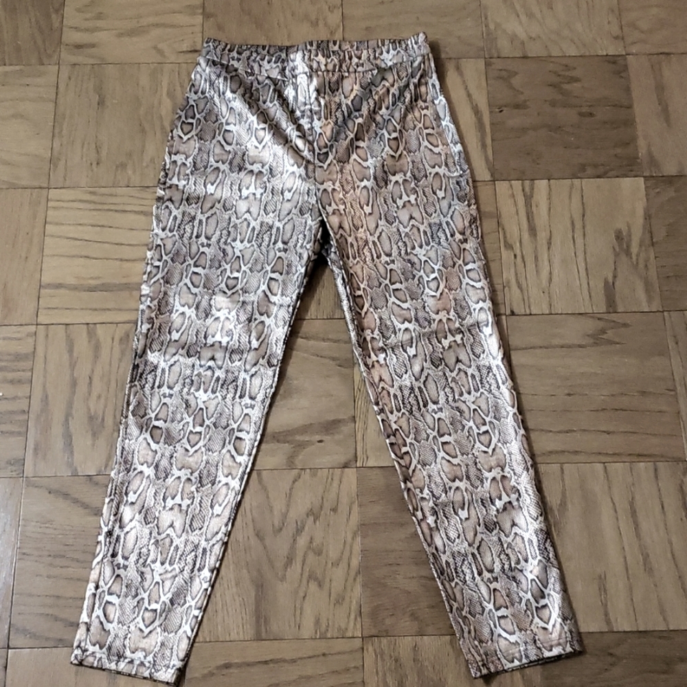 Python metalic pants